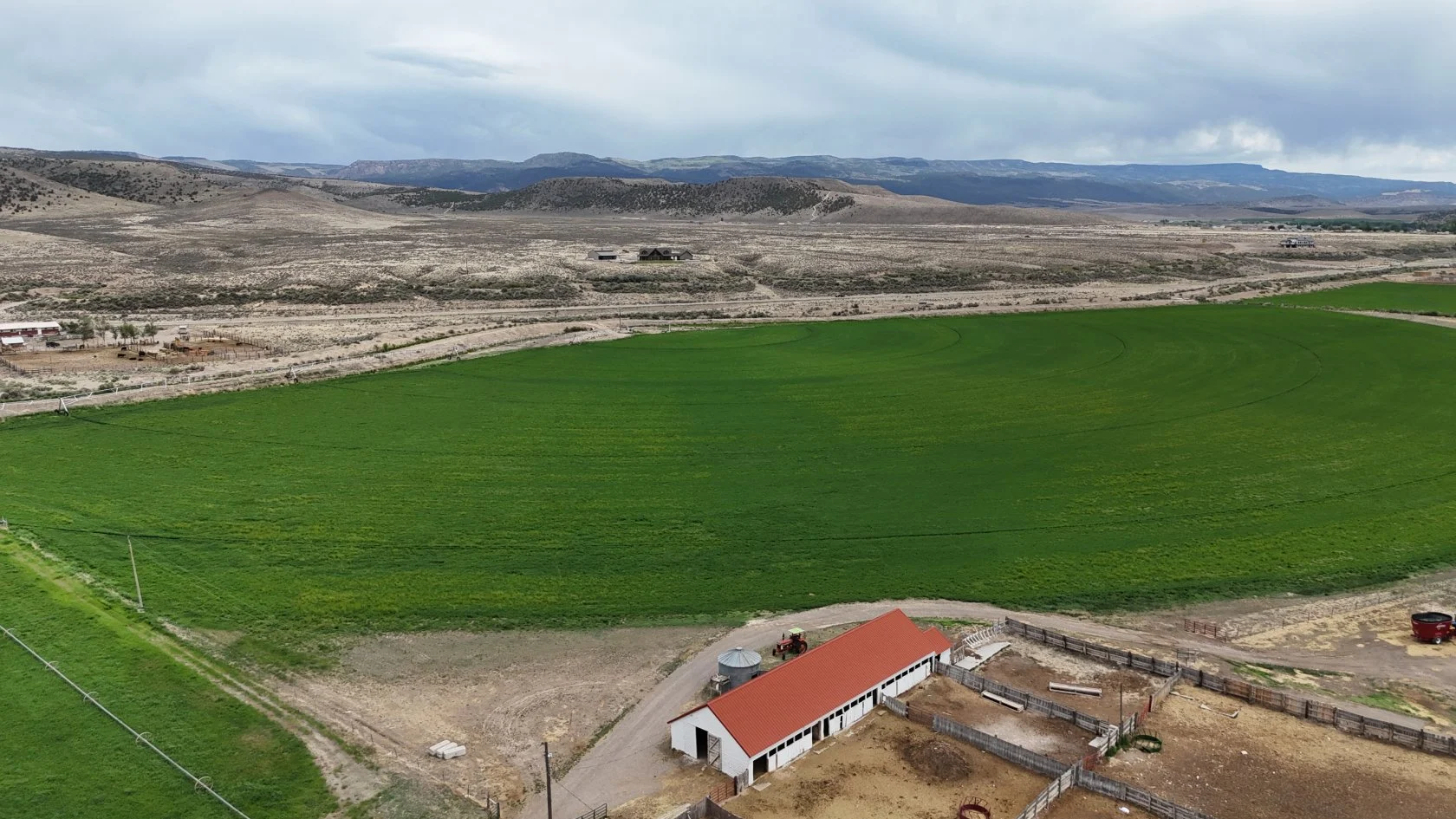 Irrigated farmland and ranch improvements