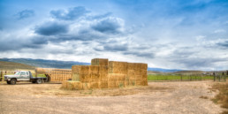 Hay on ranchette in Alimony, Utah