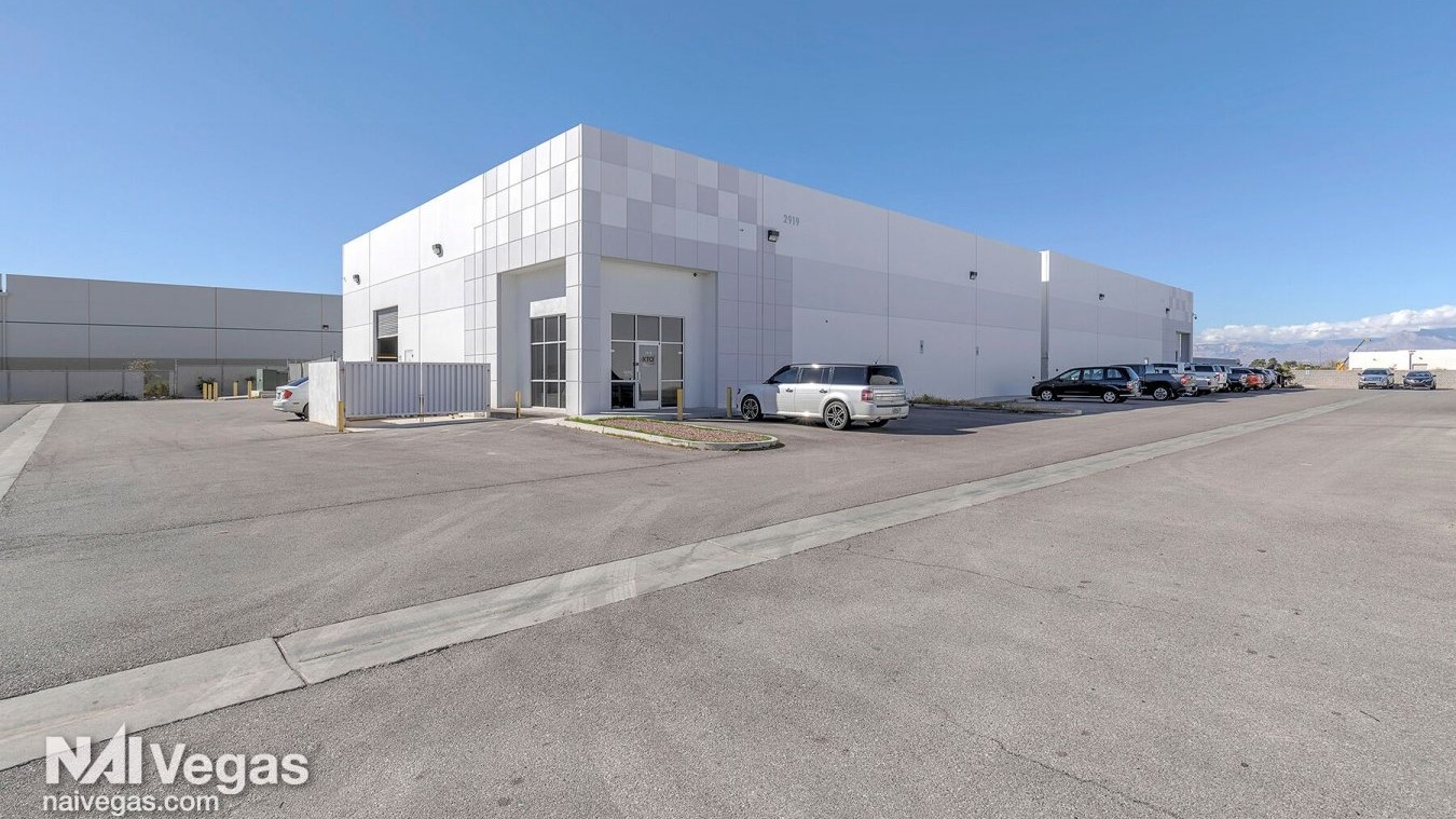 white commercial real estate building listed with NAI Vegas