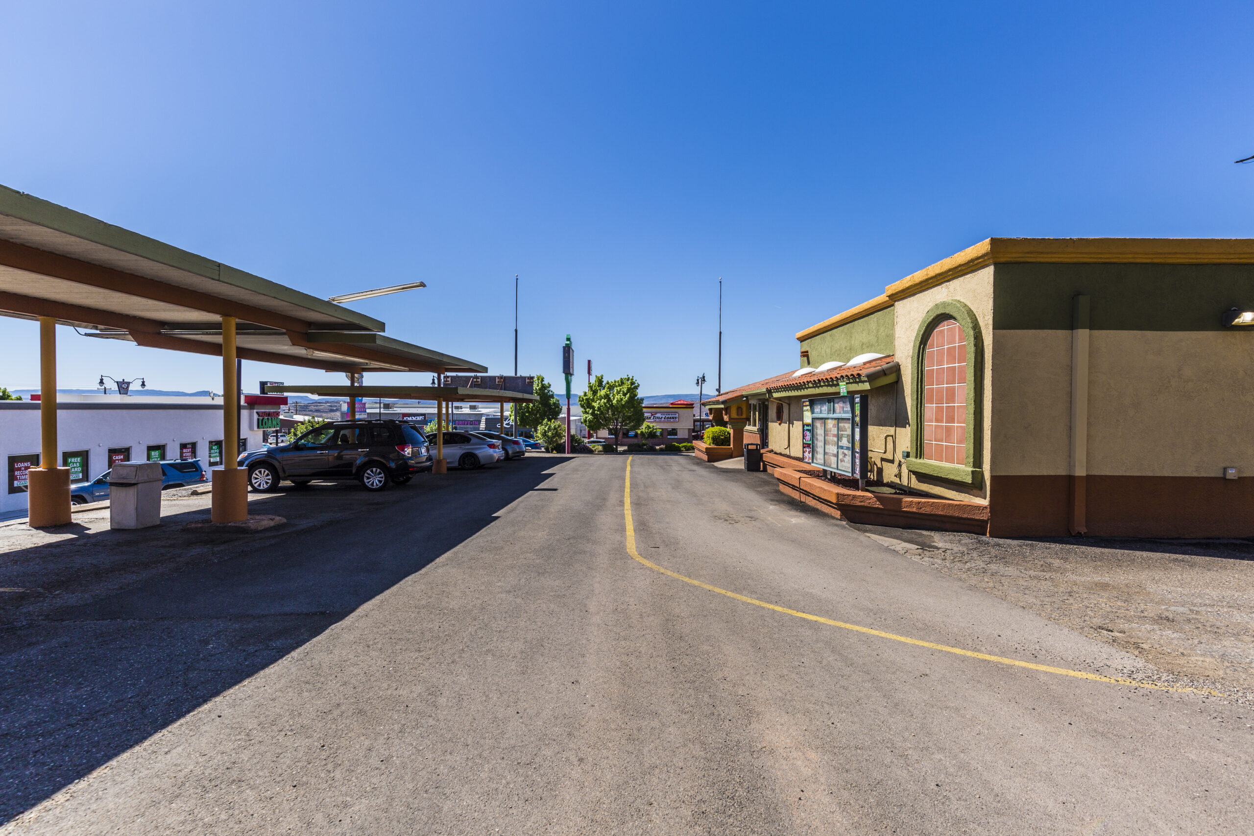 St. George Taco Time Sells building - Side view