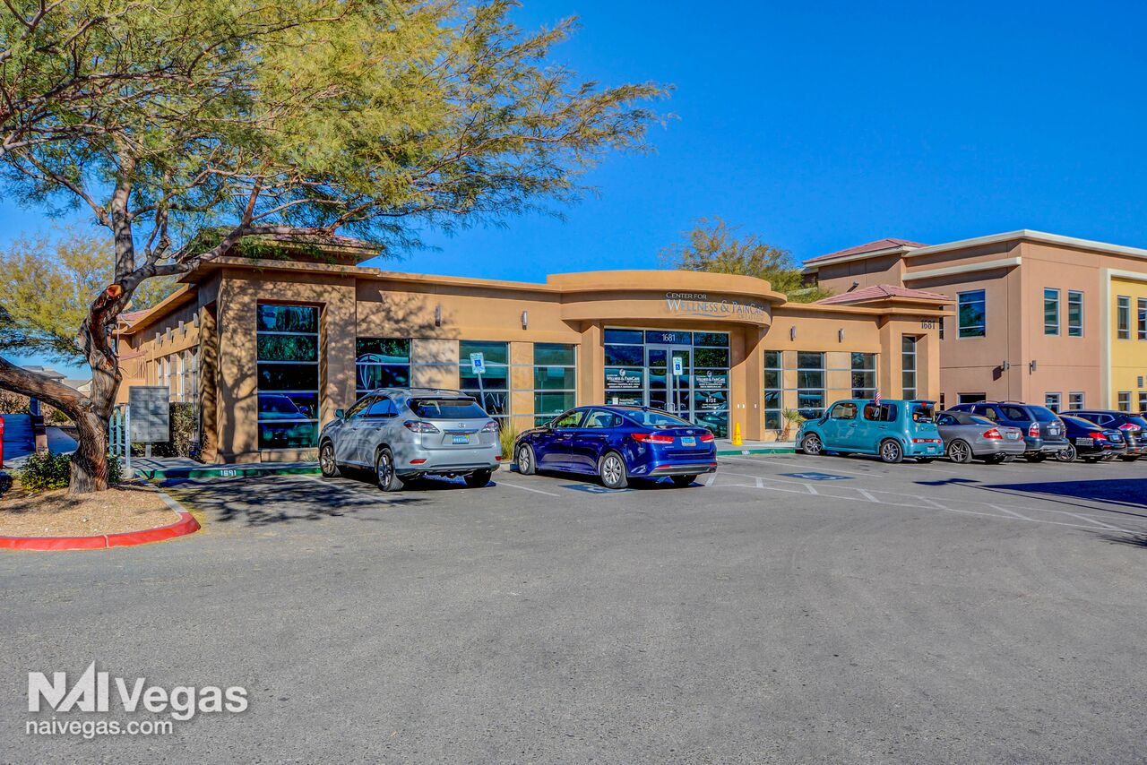 Side view of Medical office in Henderson Nevada sold