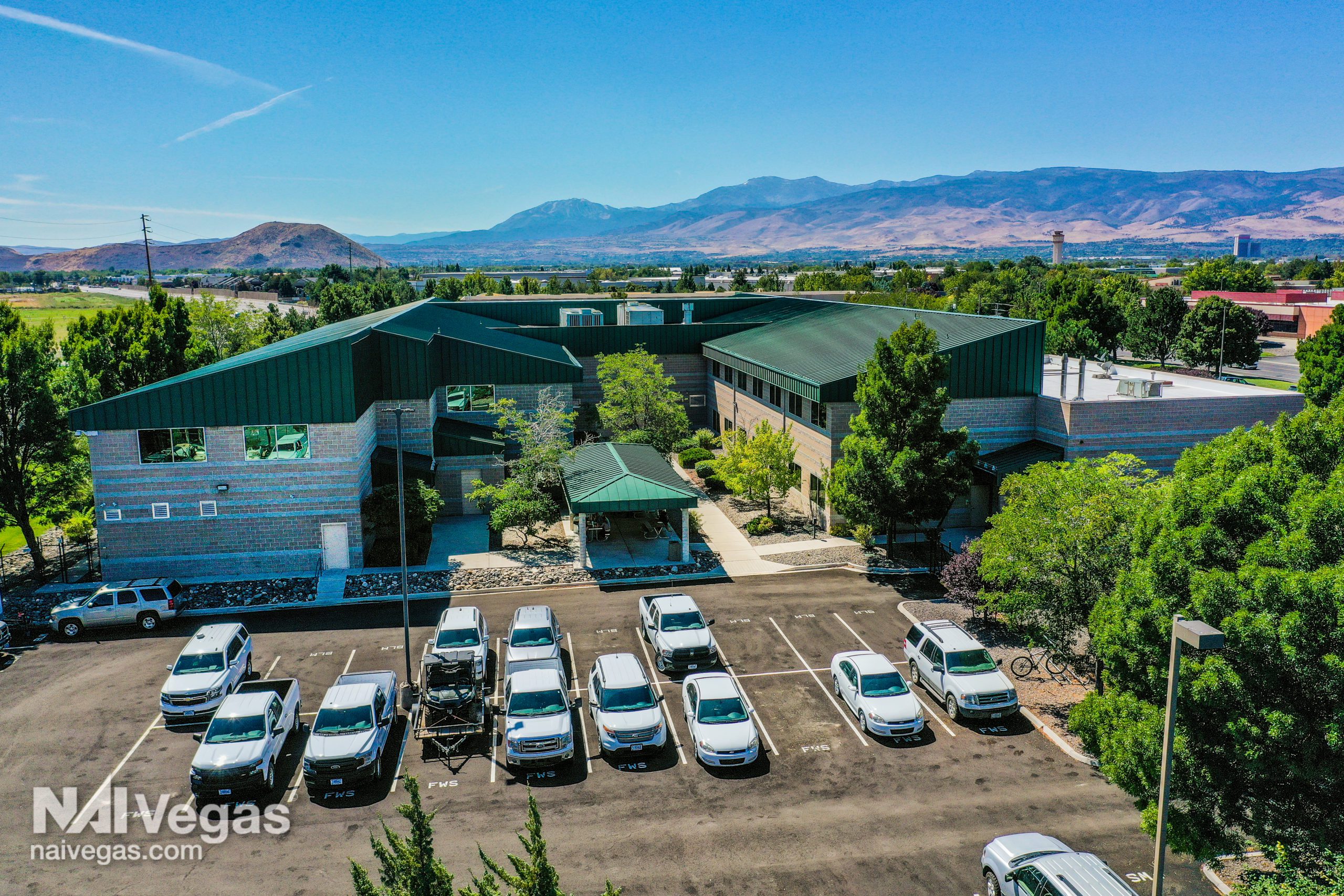 Professional Building in Reno - Parking lot view