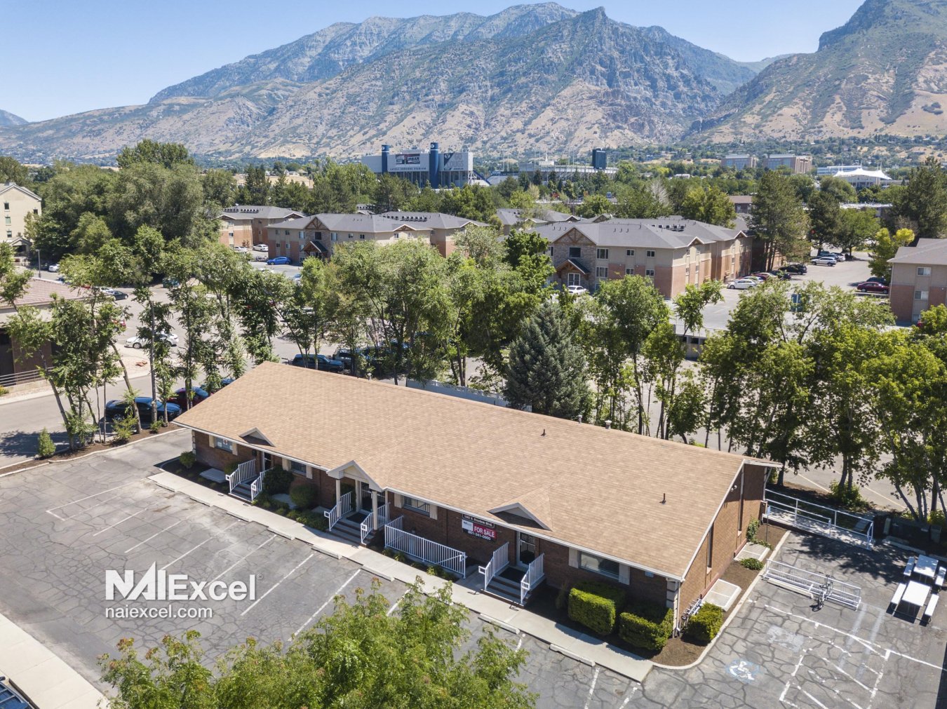 Provo office building - aerial