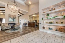 lobby of assisted living facility in Kaysville, Utah